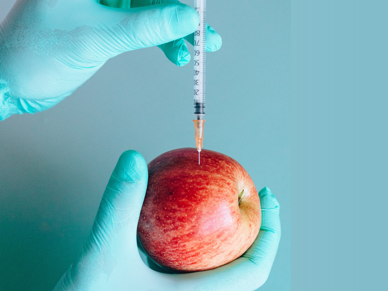syringe apple